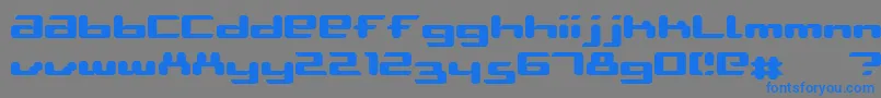 AblattiveBold-fontti – siniset fontit harmaalla taustalla