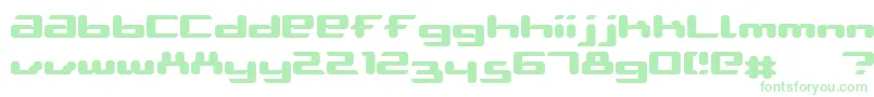 AblattiveBold Font – Green Fonts on White Background