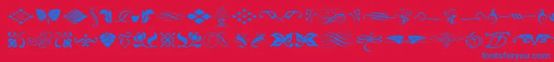 More about TypeEmbellishmentsOneLetPlain.1.0 Font TypeEmbellishmentsOneLetPlain.1.0 Font – Blue Fonts on Red Background