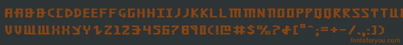 KhazadDumExpanded Font – Brown Fonts on Black Background