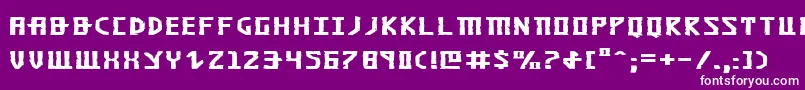 KhazadDumExpanded Font – White Fonts on Purple Background