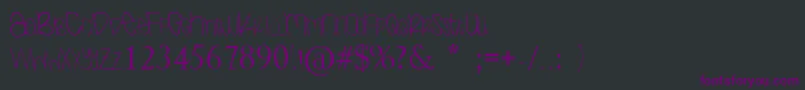 Nextok Font – Purple Fonts on Black Background