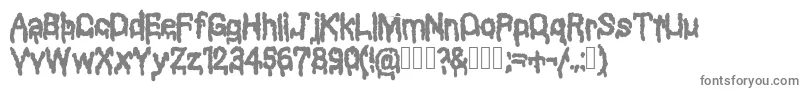 BlackShadow-Schriftart – Graue Schriften auf weißem Hintergrund