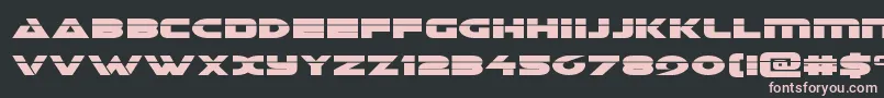 Galantlaser Font – Pink Fonts on Black Background