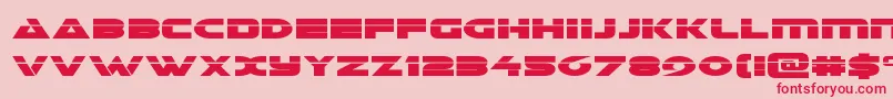Шрифт Galantlaser – красные шрифты на розовом фоне