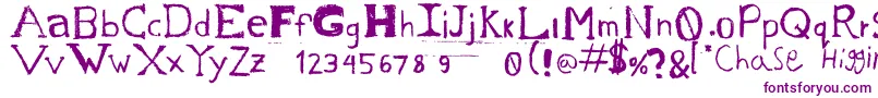 ChasesSketch Font – Purple Fonts