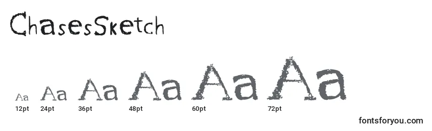 ChasesSketch Font Sizes