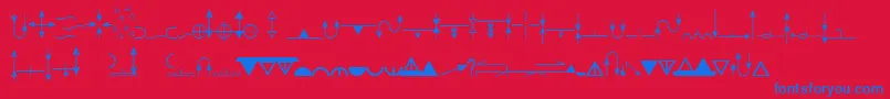 Fonte EsriGeologyUsgs95525 – fontes azuis em um fundo vermelho