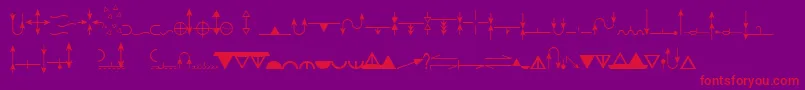 fuente EsriGeologyUsgs95525 – Fuentes Rojas Sobre Fondo Morado