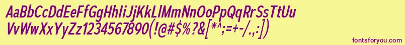 More about AutoradiographicRgIt Font AutoradiographicRgIt Font – Purple Fonts on Yellow Background