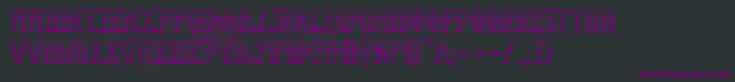 XiphosGradientCastle Font – Purple Fonts on Black Background