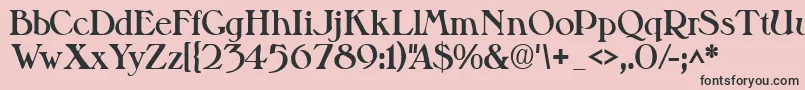 Valitblackssk Font – Black Fonts on Pink Background