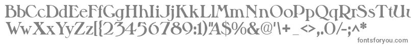 フォントValitblackssk – 白い背景に灰色の文字