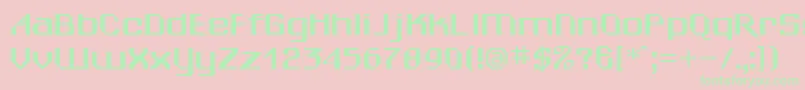 More about Cwsheila Font Cwsheila Font – Green Fonts on Pink Background