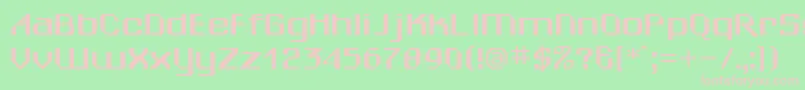 Cwsheila Font – Pink Fonts on Green Background