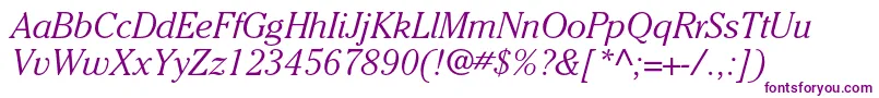 CheltenhamstdLightitalic Font – Purple Fonts