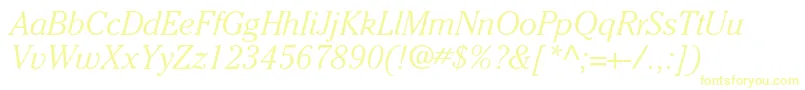 CheltenhamstdLightitalic Font – Yellow Fonts