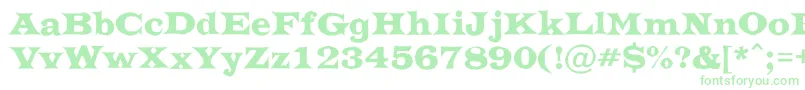 ATrianglerrgh Font – Green Fonts