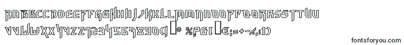 Hammerheadoutline-Schriftart – Schriften für Corel Draw