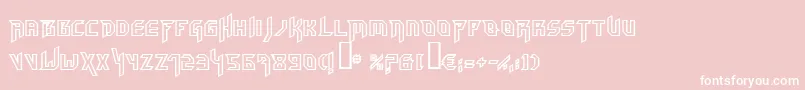 More about Hammerheadoutline Font Hammerheadoutline Font – White Fonts on Pink Background