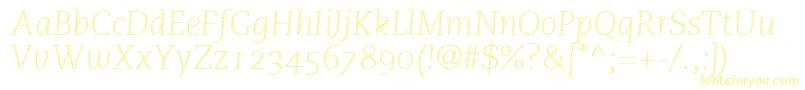 PmnCaecilia46LightItalicOldstyleFigures Font – Yellow Fonts