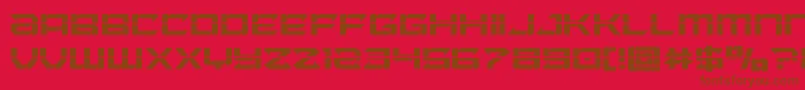 Laserwolflaser Font – Brown Fonts on Red Background