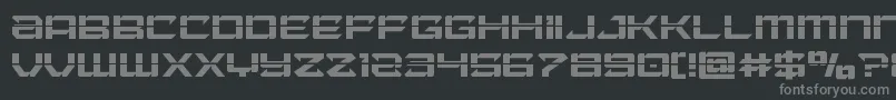 Laserwolflaser Font – Gray Fonts on Black Background