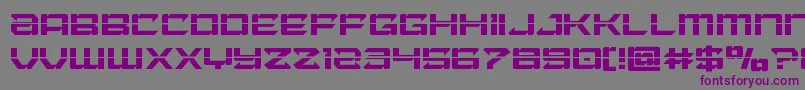 Laserwolflaser Font – Purple Fonts on Gray Background