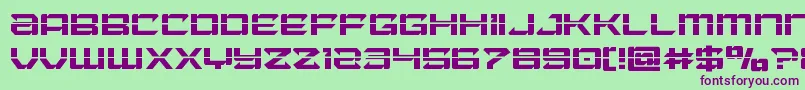 Laserwolflaser Font – Purple Fonts on Green Background