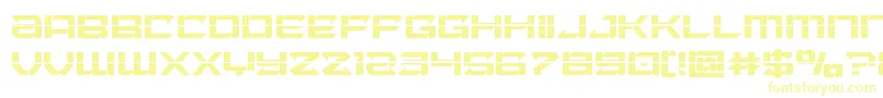 Шрифт Laserwolflaser – жёлтые шрифты