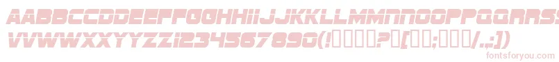 SfSportsNight-fontti – vaaleanpunaiset fontit valkoisella taustalla
