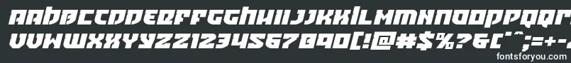 Шрифт Crazyivanexpandital – белые шрифты