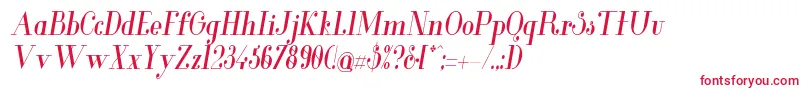 GlamorMediumcondenseditali Font – Red Fonts