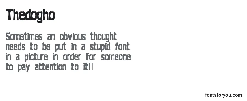 Thedogho Font