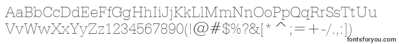 SerifaThinBt-Schriftart – Schriften für Xiaomi