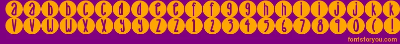 Más sobre la fuente DjbLemonHeadDots fuente DjbLemonHeadDots – Fuentes Naranjas Sobre Fondo Morado