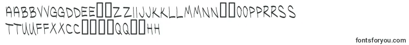 UglykidsThin-Schriftart – usbekische Schriften