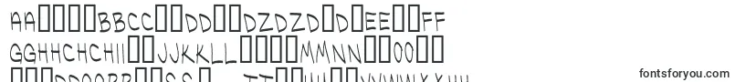 UglykidsThin-Schriftart – slowakische Schriften