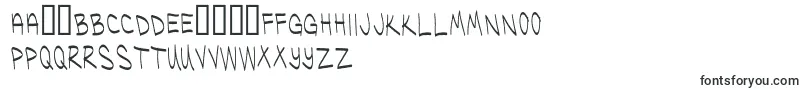 UglykidsThin-Schriftart – mazedonische Schriften
