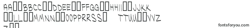 UglykidsThin-Schriftart – lettische Schriften