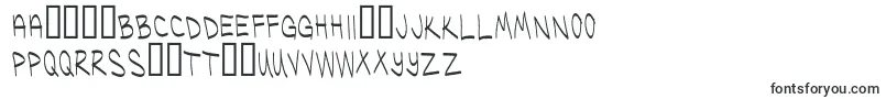 UglykidsThin-Schriftart – rumänische Schriften