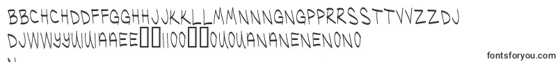 UglykidsThin-Schriftart – kreolische Schriften