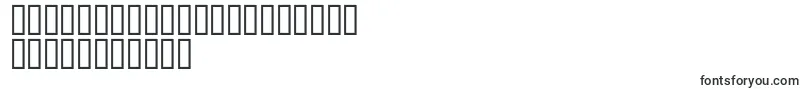 UglykidsThin-Schriftart – persische Schriften