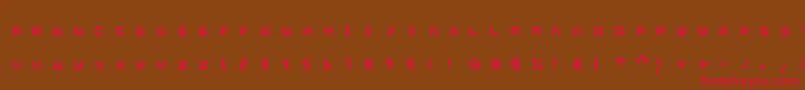 Yond Font – Red Fonts on Brown Background
