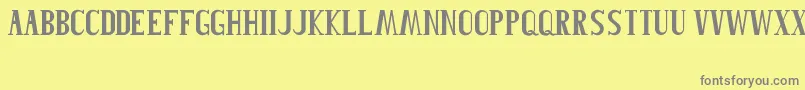 Roblefont Font – Gray Fonts on Yellow Background