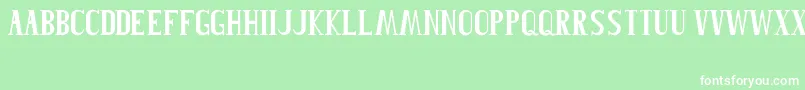 Roblefont Font – White Fonts on Green Background