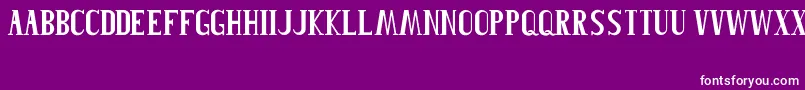Roblefont Font – White Fonts on Purple Background