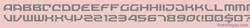 NechaoSharp Font – Gray Fonts on Pink Background