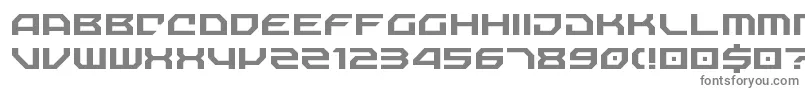 フォントNechaoSharp – 白い背景に灰色の文字