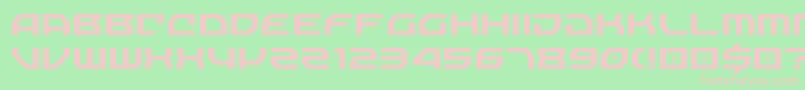 NechaoSharp Font – Pink Fonts on Green Background